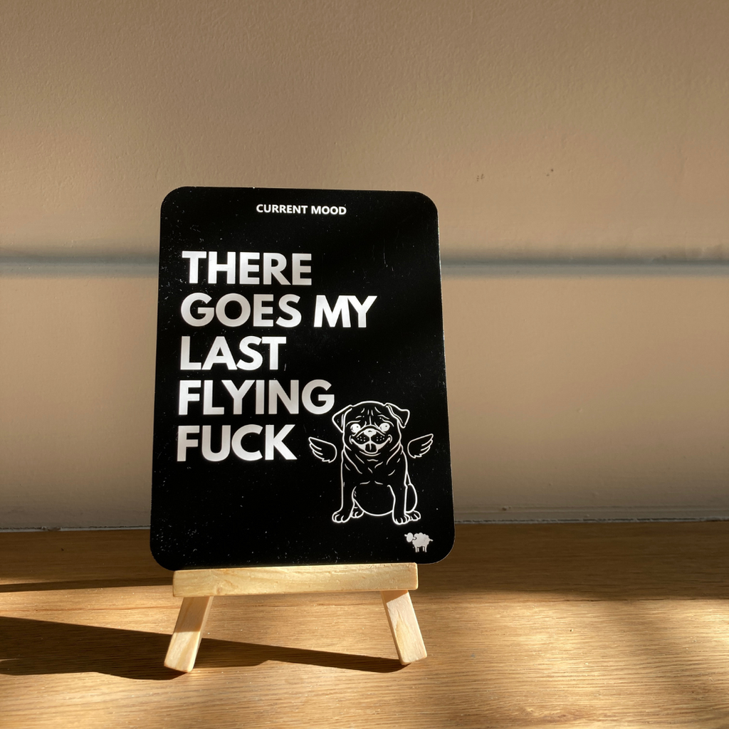 F*cking Current Mood Deck with Easel Stand