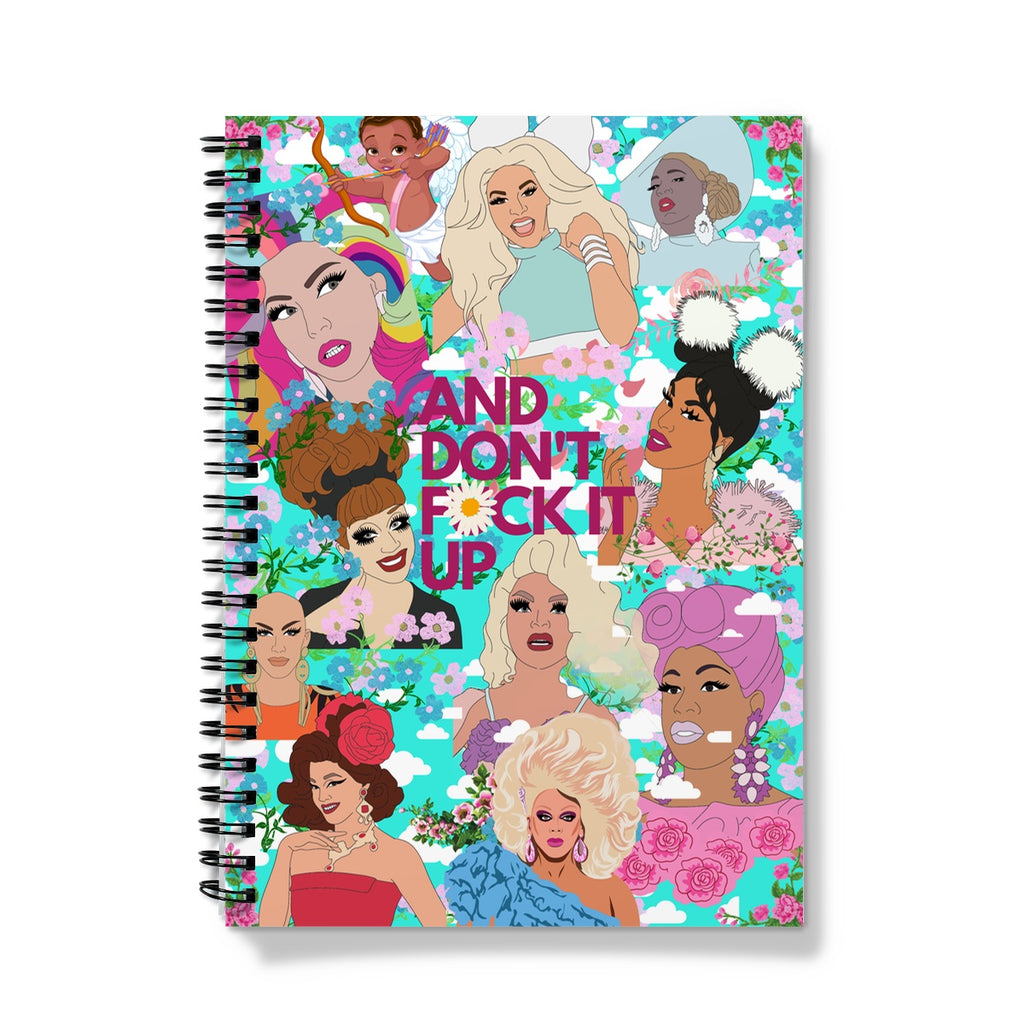 And Don't F*ck It Up Drag Race Notebook