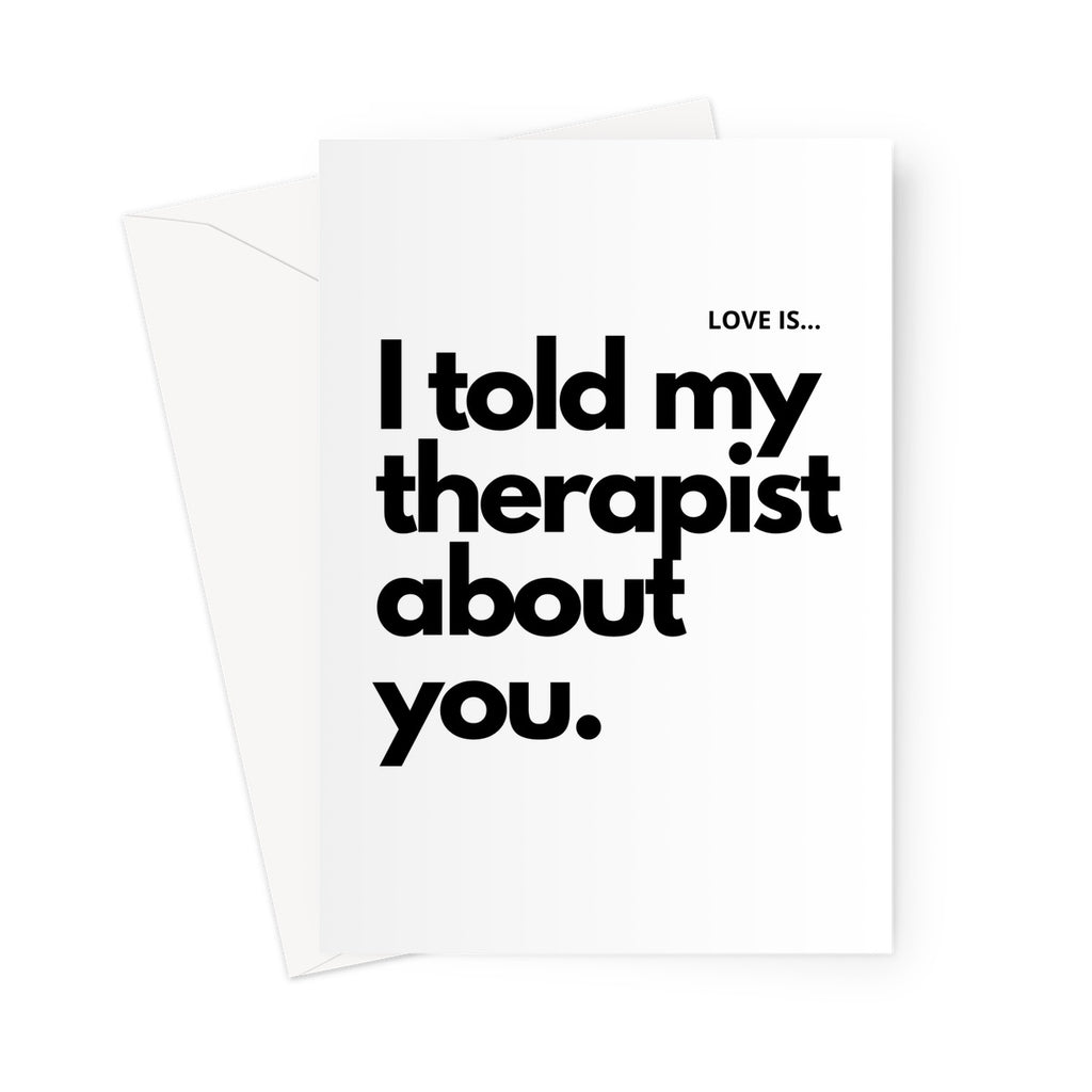 Therapist Greeting Card