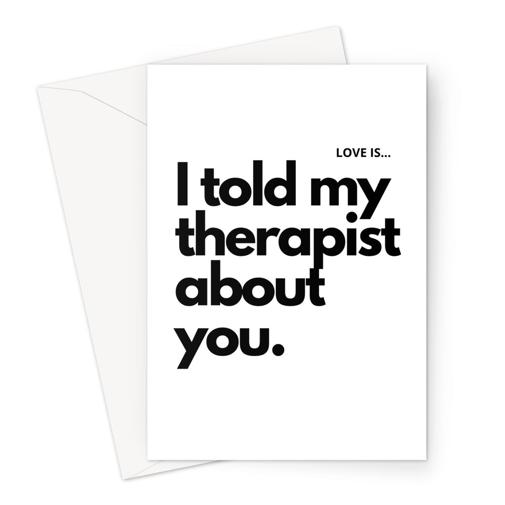 Therapist Greeting Card