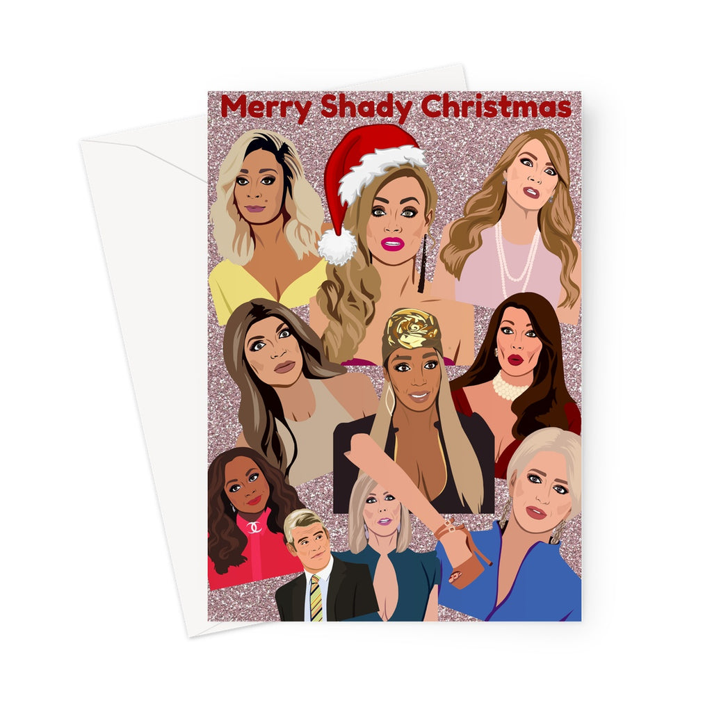 Shady Housewives Christmas Cards Greeting Card